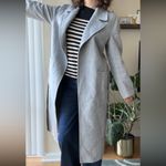 Reiss  Millie Wool Blend Longline Overcoat, Grey, Size 6 Photo 8