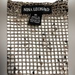 Nina Leonard  Mocha Brown Coconut Button Knit Bolero Cardigan size XL Photo 8