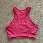 Outdoor Voices Flamingo Pink Athena Crop Top Bra Long Lines Sports Tank Like NEW Photo 3