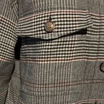 Madewell Bonded Flannel Shirt-Jacket in Cohancy Plaid Medium EUC Photo 6