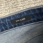 Judy Blue  Kick Flare Jeans Womens 11 30 Medium Wash Ankle Stretch Frayed Hem Photo 3