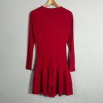 Alexia Admor Pluto Rosette Long Sleeve Mini Dress Women's Small Red Ruffle NWT Photo 12