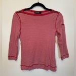 Ralph Lauren Lauren  striped pink and white shirt size medium Photo 0