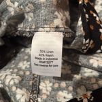 Sonoma  Floral Black Sleeveless Dress V-neck with tie ruffle bottom size Small Photo 9