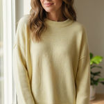 Pilcro  Yellow Crew Neck Sweater m a35 Photo 0