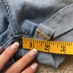 Blue Savvy Size 7 28 high rise rolled cuff blue Jean shorts Photo 3