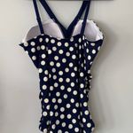 Boden Women’s Navy Polka Dot Swimsuit Photo 4