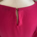 The Limited  Hot Pink Three Quarter Sleeve Light Weight Blouse Size S Photo 4