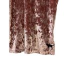 PINK - Victoria's Secret VS Pink Pink Crushed Velvet Cami Strappy Top V neck sz XS Womens Dog Logo Sexy Photo 2