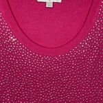 Boston Proper  Rhinestone Sweater Pink Photo 6