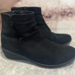 Good For The Sole Women's Black Natural Wedge Ankle Boots Size 9 Photo 0
