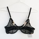 Bluebella Briar sheer mesh ring detail bra in black size 30B Photo 0