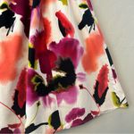 Worthington purple and pink watercolor floral A-line full skirt size 8 Photo 12