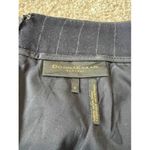 Donna Karan  Womens Knee Length Knit Pencil Skirt Navy Blue Stripes Size 8 Photo 5