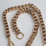 Gold with Emerald Green Crystal Y Necklace Earrings Set Photo 7