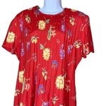 Vintage Positive Attitude flower print dress Size 14 Photo 1