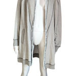 Mystree  Tan Long Sleeve Hooded Cardigan Photo 0