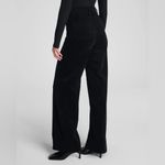 Spanx NWT SPANXshape  Authentic 360 Corduroy Wide Leg Jeans Classic Black New Photo 2