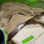 Talbots navy and Green leather Shoulder Bag Photo 4