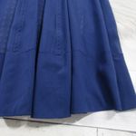Rag and Bone Blue Silk Blend Pleated A-Line Pull-On Skirt Women’s Size 26/2 Photo 4