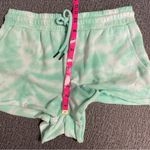 Ivory Ella  Mint Cloud Tie Dye Printed Shorts Photo 14