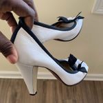 Marc by Marc Jacobs  Women's White and Black Bow Flats Photo 0