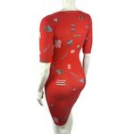 LuLaRoe  XXS Julia Red Orange Fitted Dress Photo 2
