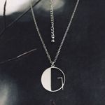 Letter G Initial Necklace Silver Photo 0