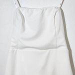 Lulus  White Strapless Mini Dress with Pearl Organza Bow NWT Size Large Photo 3