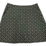 Anthropologie Boden Skirt Womens 8 Green Pink Geo Print Ponte A Line Mini Photo 0