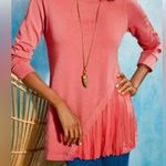 Soft Surroundings Elevate French Terry Sweatshirt Top Lagenlook I19 Photo 0