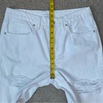 Good American  Good ‘90s Loose Fit Jeans Destroyed Hem White 8 / 29 Photo 11