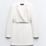 ZARA blazer dress cut out formal suit mini Photo 4