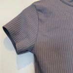 Victoria's Secret Victoria Secret Sport Gray Open Back Bodysuit Photo 2