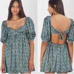 For Love & Lemons New!  Alisa Mini Dress‎ in Green Sz XS $233 Photo 3