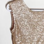 Tobi Vina sequined blush skater dress size S Photo 8