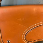Lauren Ralph Lauren Hunter Green and Tan Leather Tote Bag Photo 1
