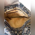 Kathy Van Zeeland  Metallic Hobo Shoulder Bag – Bronze/Brown Leopard Lining Y2K Photo 3