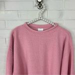 Vintage Bobbie Brooks Woman Pink Knit Sweater Size L Photo 3