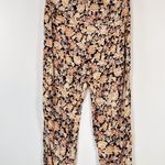 Anthropologie NWT Women Pants Brown Diandra Pleated Jogger Floral Trouser Size 2 Photo 7