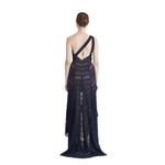 Aijek Rylee Lace Toga Maxi Dress Black Size 4 Photo 1