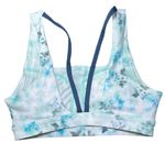 PELETON Blue Diamond Tie Dye V Back Sportsbra Small Gym Workout Active‎ Comfy Photo 2