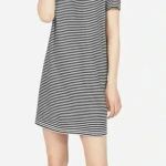 Everlane Striped Cotton T-Shirt Dress Size Medium Photo 0