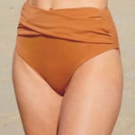 ANDIE  Swim The Barbados Bikini Bottom NWT size XS in Chestnut‎ High Waist Photo 0