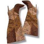 JustFab Steal My Heart Animal print High Heel Boot Size 9 NWOB Photo 7