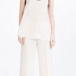 ZARA White Tank Top Black Lace Photo 0