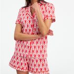 Roller Rabbit  Watermelon Monkey Polo Pajama Set Medium New  Photo 2