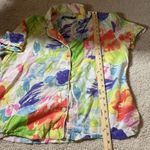 Ralph Lauren  Pajama Set Womens Floral Short Sleeve Button Down Shorts Loungewear Photo 6