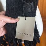 ALLSAINTS Yarn Mix Hand Knit Scarf - Wool and Alpaca Blend Photo 6