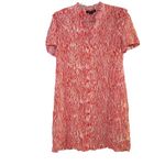 Whistles Red Rosalie Woodland Animal Dress women's 4 artsy domaine bold summer Photo 1